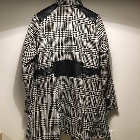 celsius premium herringbone plaid coat - Picture 4 of 8